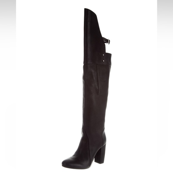 ✨3.1 PHILLIP LIM✨Ora Runway Over-the-Knee Buckle-Back Boot, Black - Picture 5 of 7